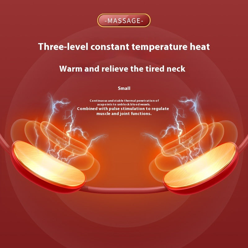 Hot Compress EMS Neck Massager