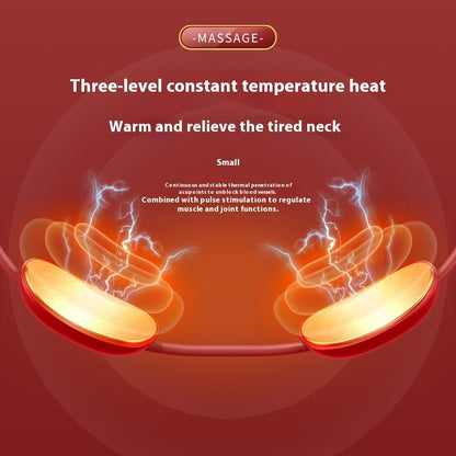 Hot Compress EMS Neck Massager