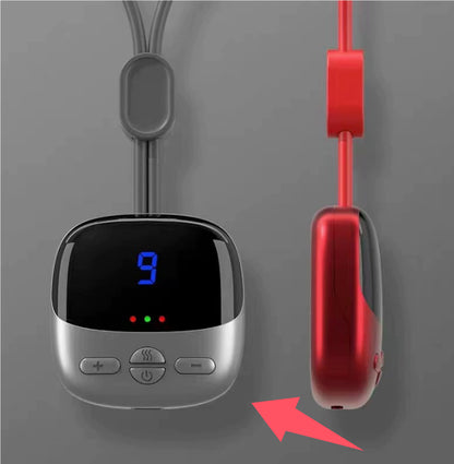 Hot Compress EMS Neck Massager
