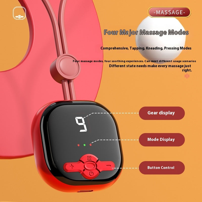 Hot Compress EMS Neck Massager